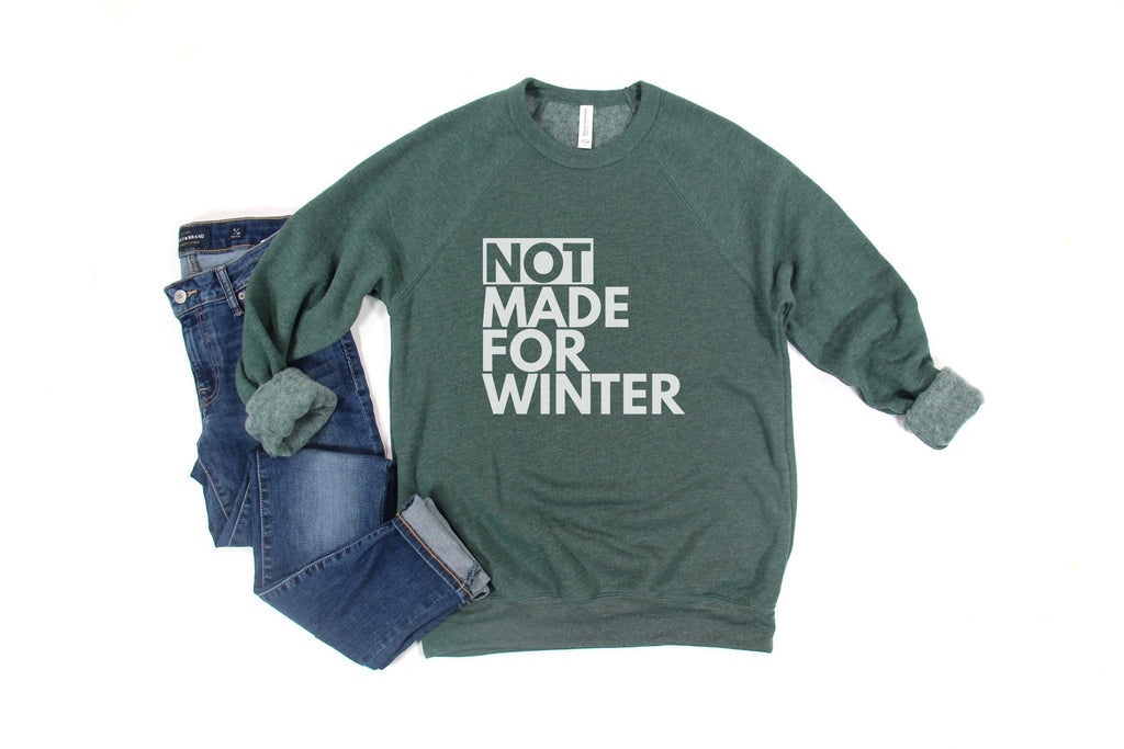 Not Made For Winter Sweatshirt - Anchor and Oars