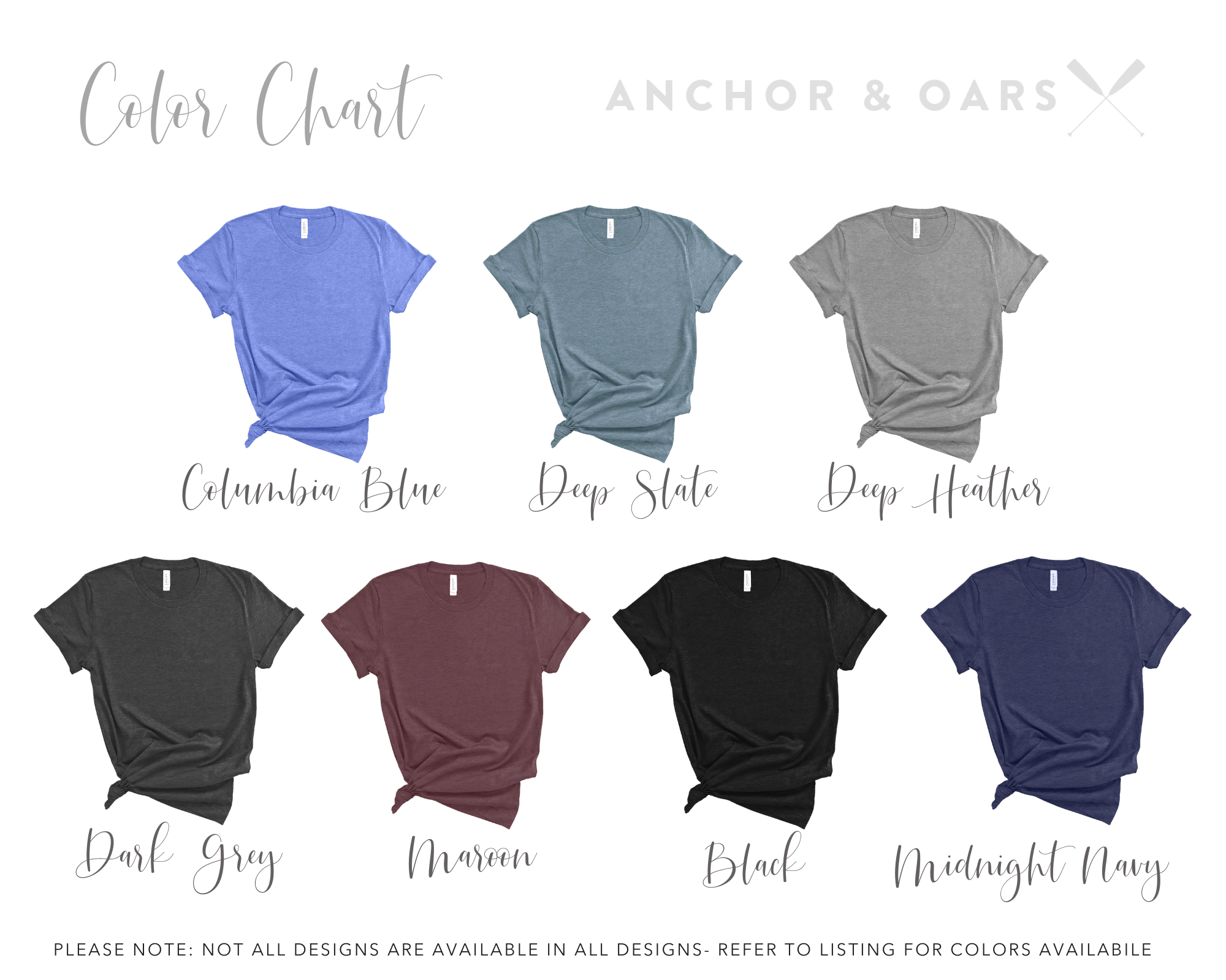 Ahoy Nautical T-shirt - Anchor and Oars