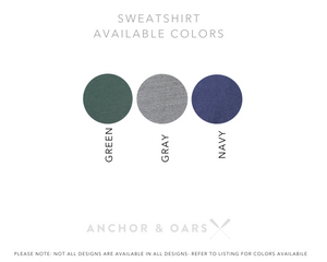Christmas Cocktails Sweatshirt - Anchor and Oars