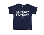 Load image into Gallery viewer, Sunday Funday Kids Tshirts - Anchor and Oars
