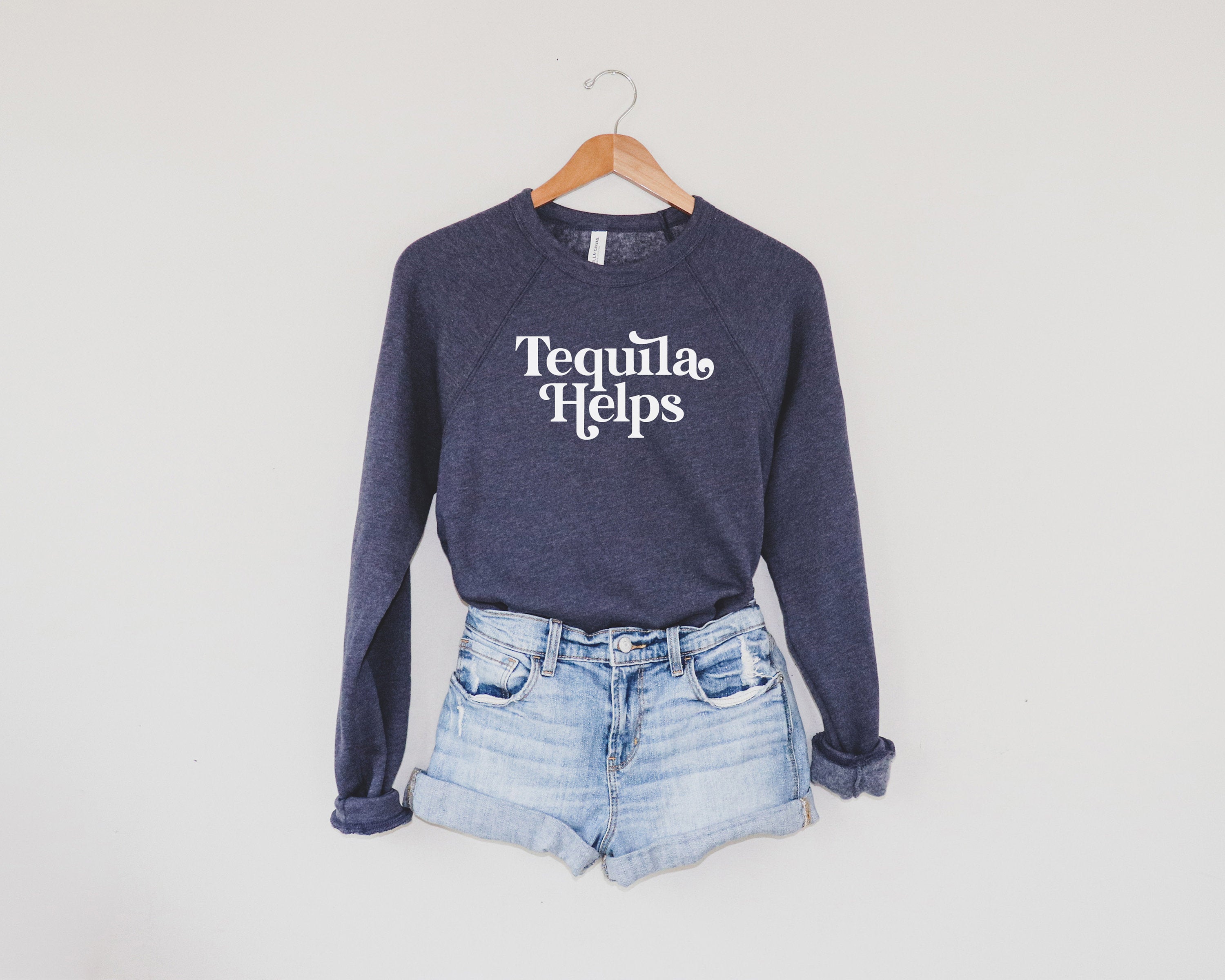 Tequila Helps Sweatshirt - Anchor and Oars