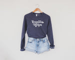 Load image into Gallery viewer, Tequila Helps Sweatshirt - Anchor and Oars
