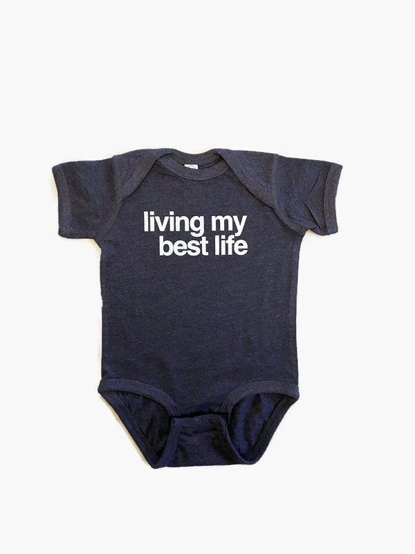 Living My Best Life Onesie® - Anchor and Oars