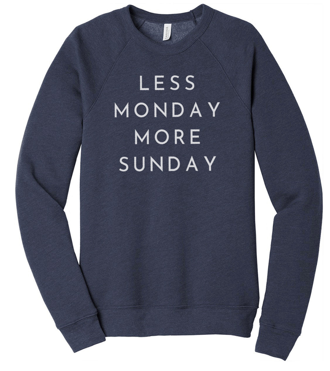 Less Monday More Sunday Graphic Sweatshirt - Anchor and Oars