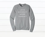 Load image into Gallery viewer, Less Monday More Sunday Graphic Sweatshirt - Anchor and Oars
