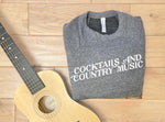 Load image into Gallery viewer, Country Music and Cocktails Sweatshirt
