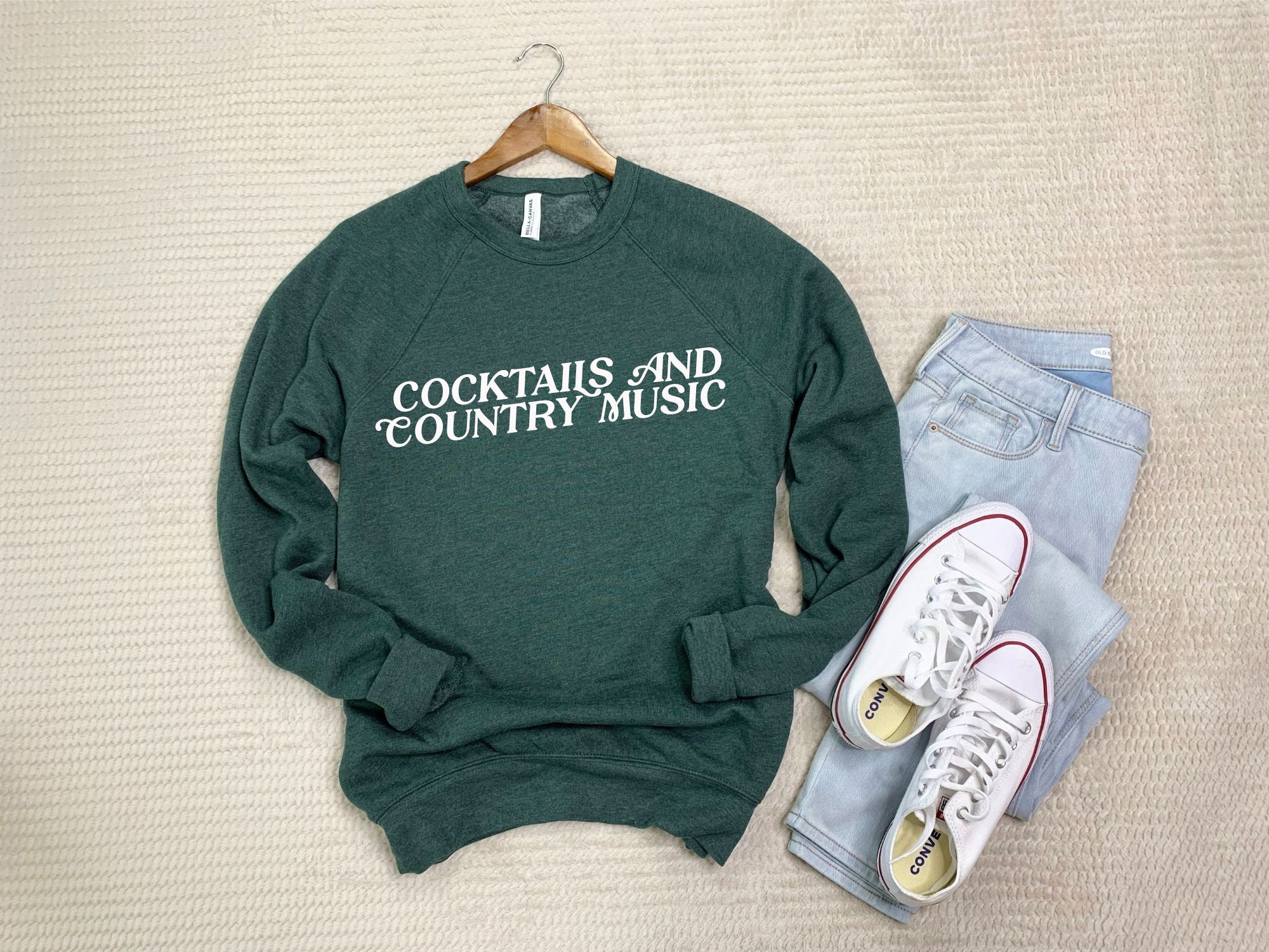 Country Music and Cocktails Sweatshirt